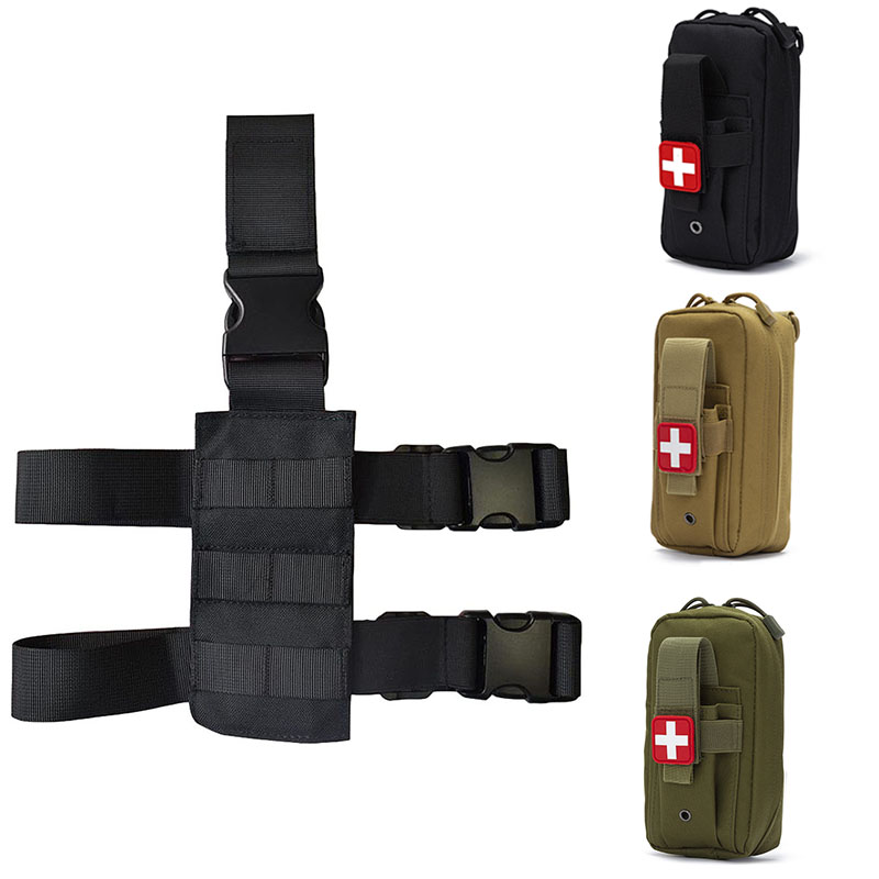 First Aid Bag Kit - Kantong EDC Rig Moll paha taktis,