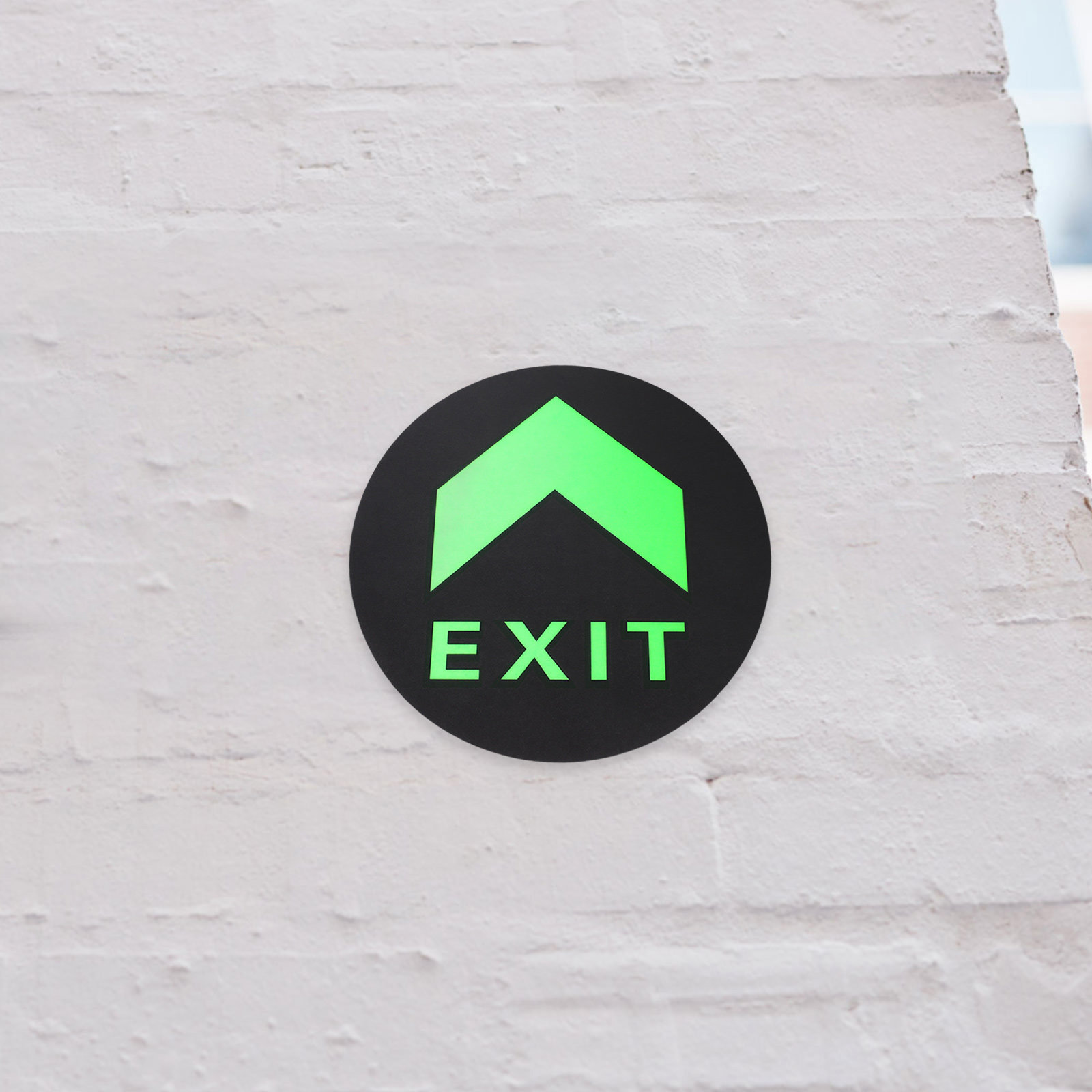 Emergency Exit Sign - 5Pcs Stiker Tanda Keluar Bercahaya di