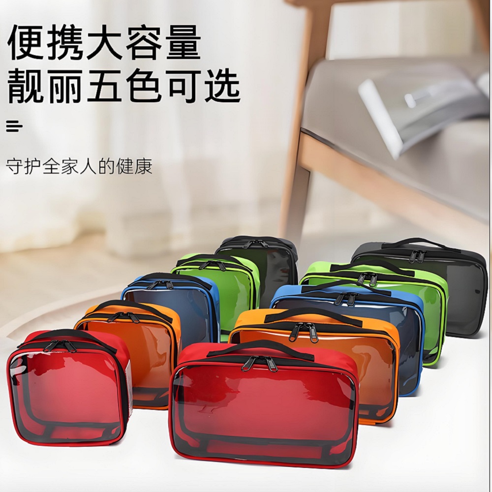First Aid Bag Kit - Tas Penyimpanan Medis Portabel untuk Perjalanan