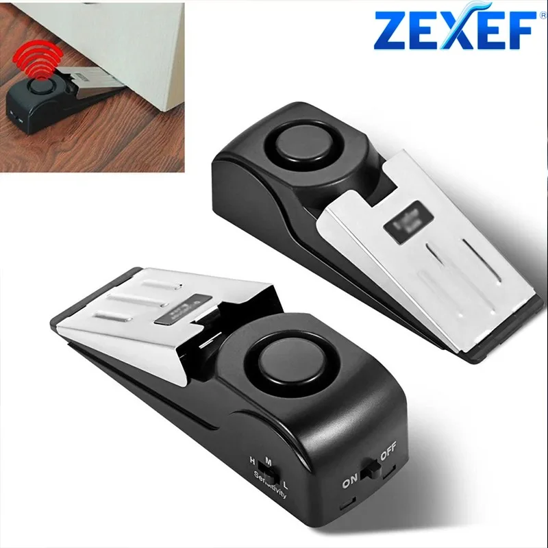 Door Stop Alarm - ZEXEF perlindungan keamanan mini 125DB sistem