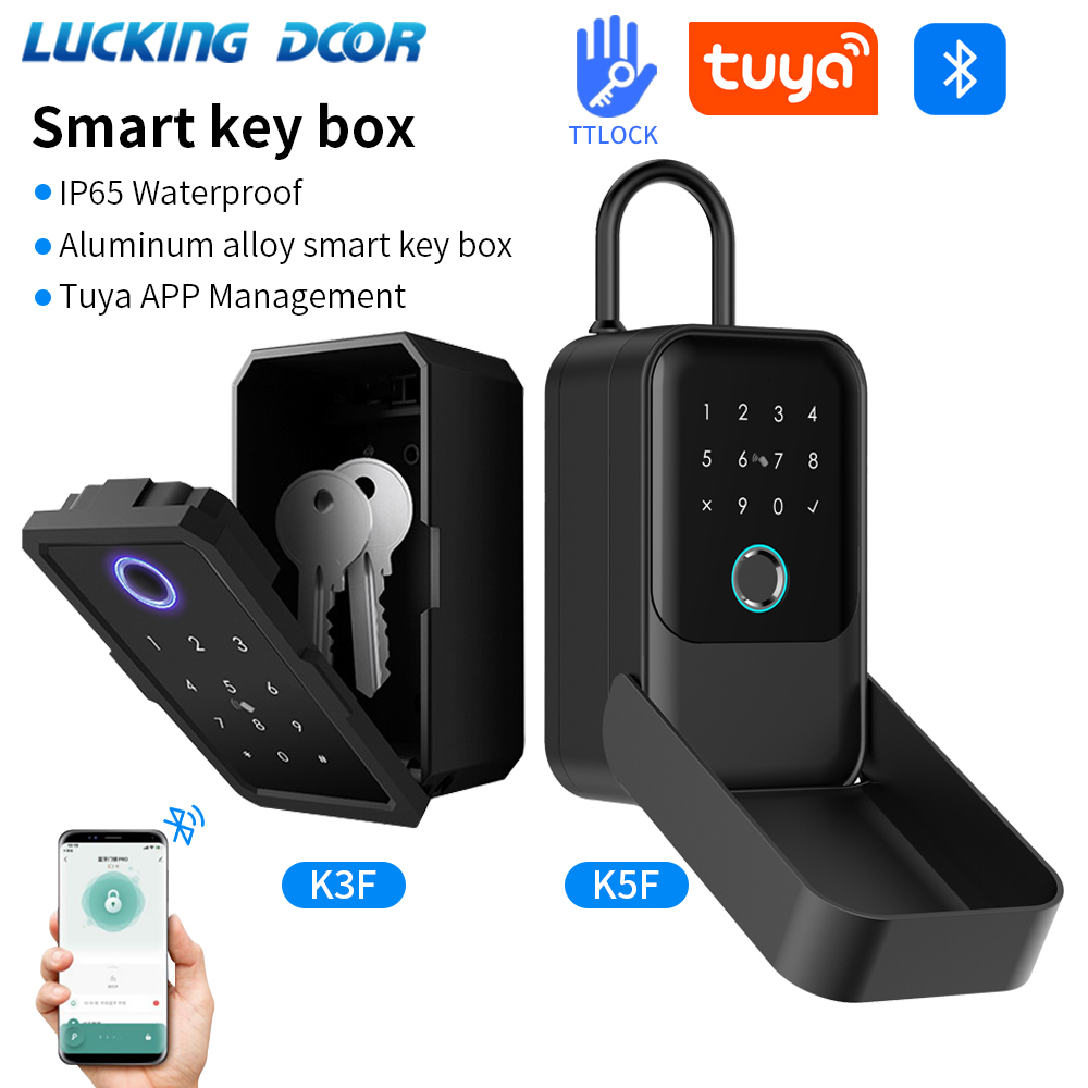 Lockbox Key Secure - Tuya aplikasi atau TTLock Smart Life