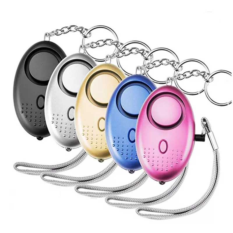 Personal Alarm Keychain - 130DB Siren Song LED Alarm Keamanan