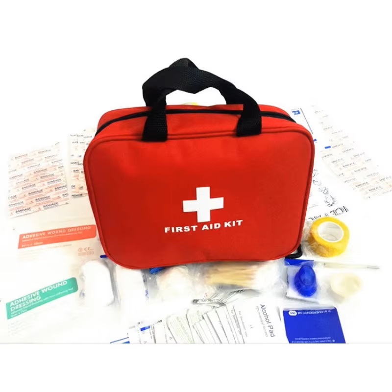 Kotak P3K dengan Tas Ringkas d - First Aid Bag Kit ulasan dan harga