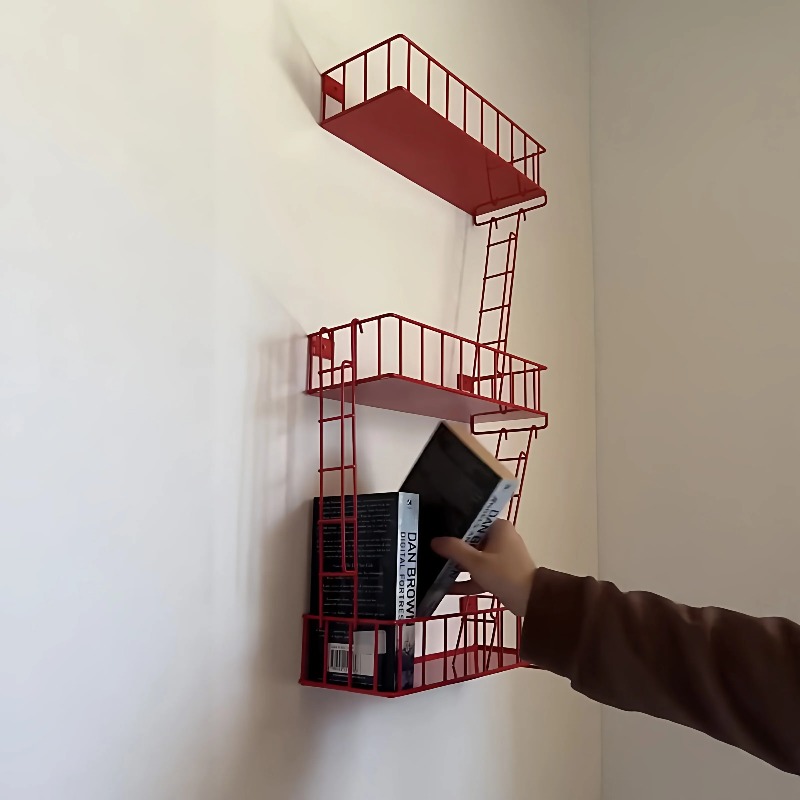 Rak Dinding Tangga Darurat, Ra - Fire Escape Ladder ulasan dan harga