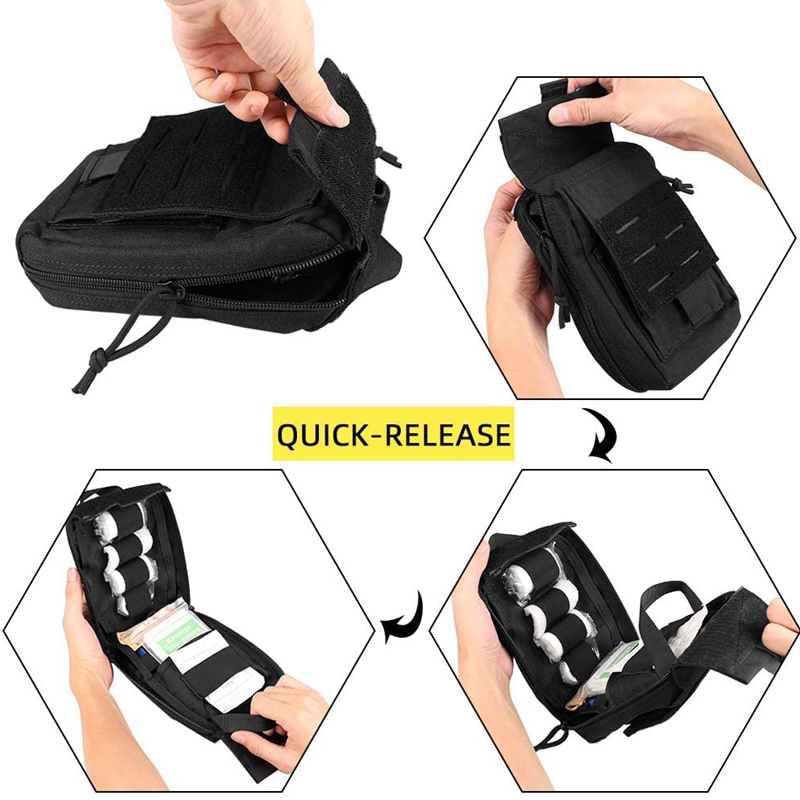 Molle taktis Kit pertolongan p - First Aid Bag Kit ulasan dan harga