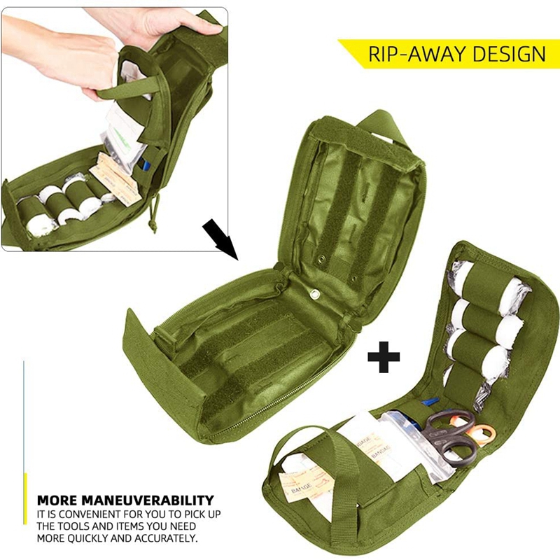 Molle taktis Kit pertolongan p - First Aid Bag Kit ulasan dan harga