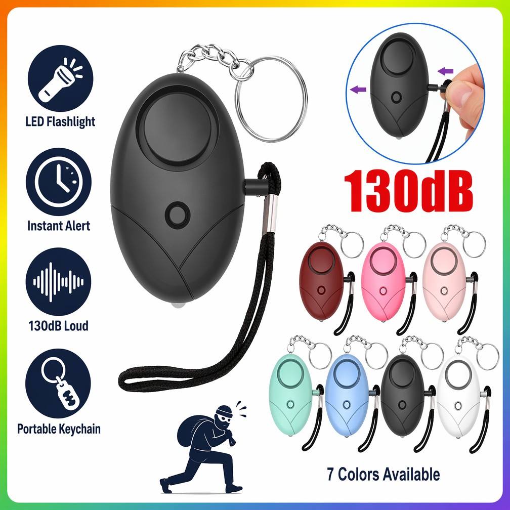 130db Alarm Keamanan Pribadi G - Personal Alarm Keychain ulasan dan harga