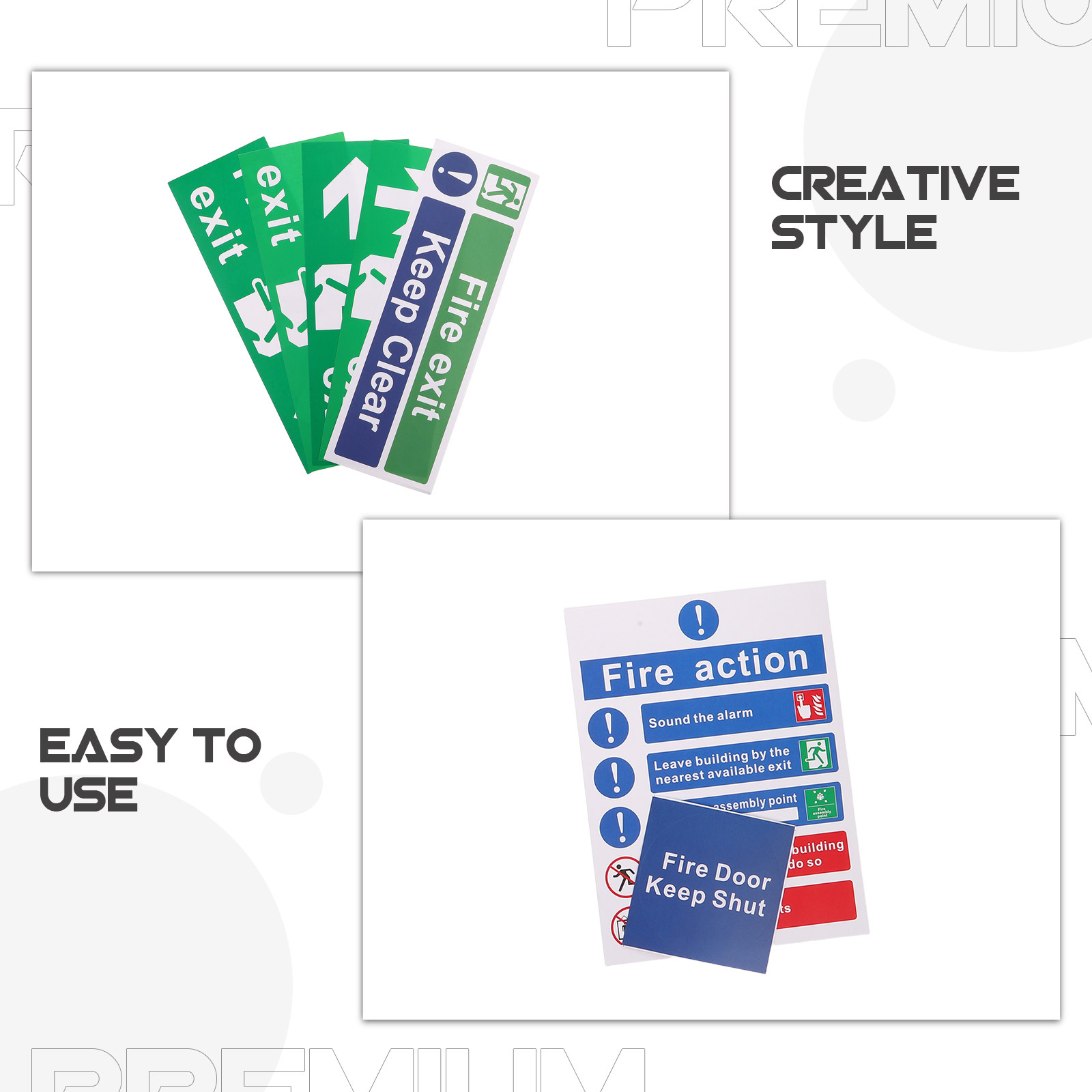 21 Buah Set Tanda Keluar Darur - Emergency Exit Sign ulasan dan harga