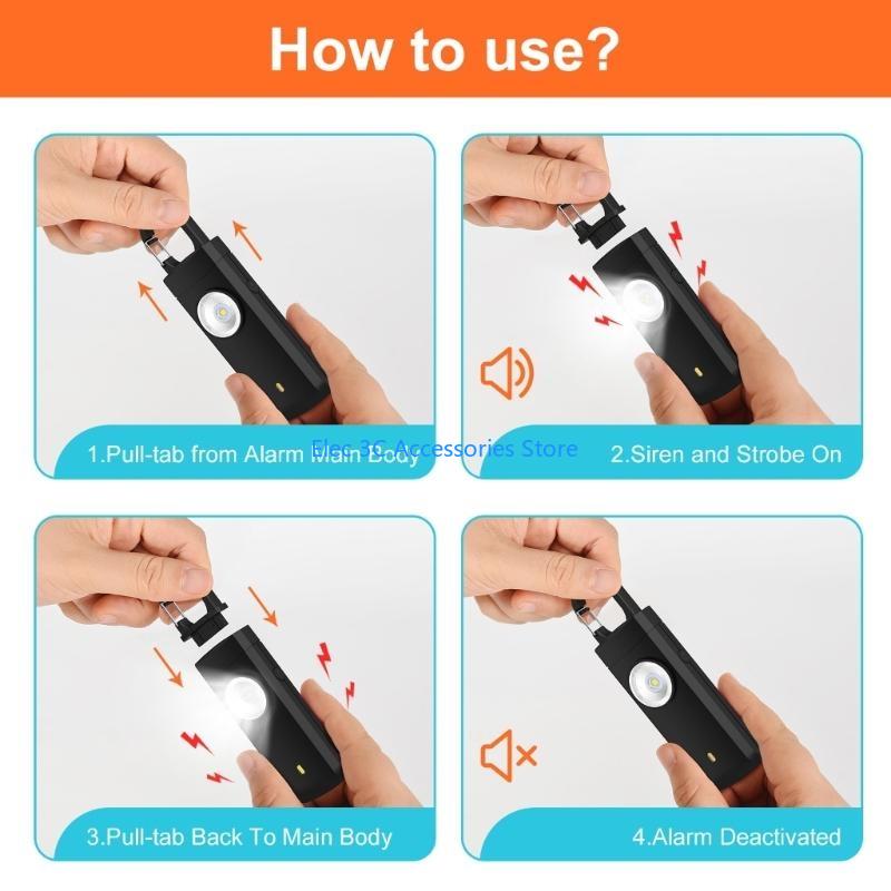 Y51A Gantungan Kunci Alarm Pri - Personal Alarm Keychain ulasan dan harga