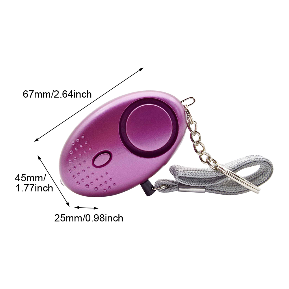 130DB Siren Song LED Alarm Kea - Personal Alarm Keychain ulasan dan harga