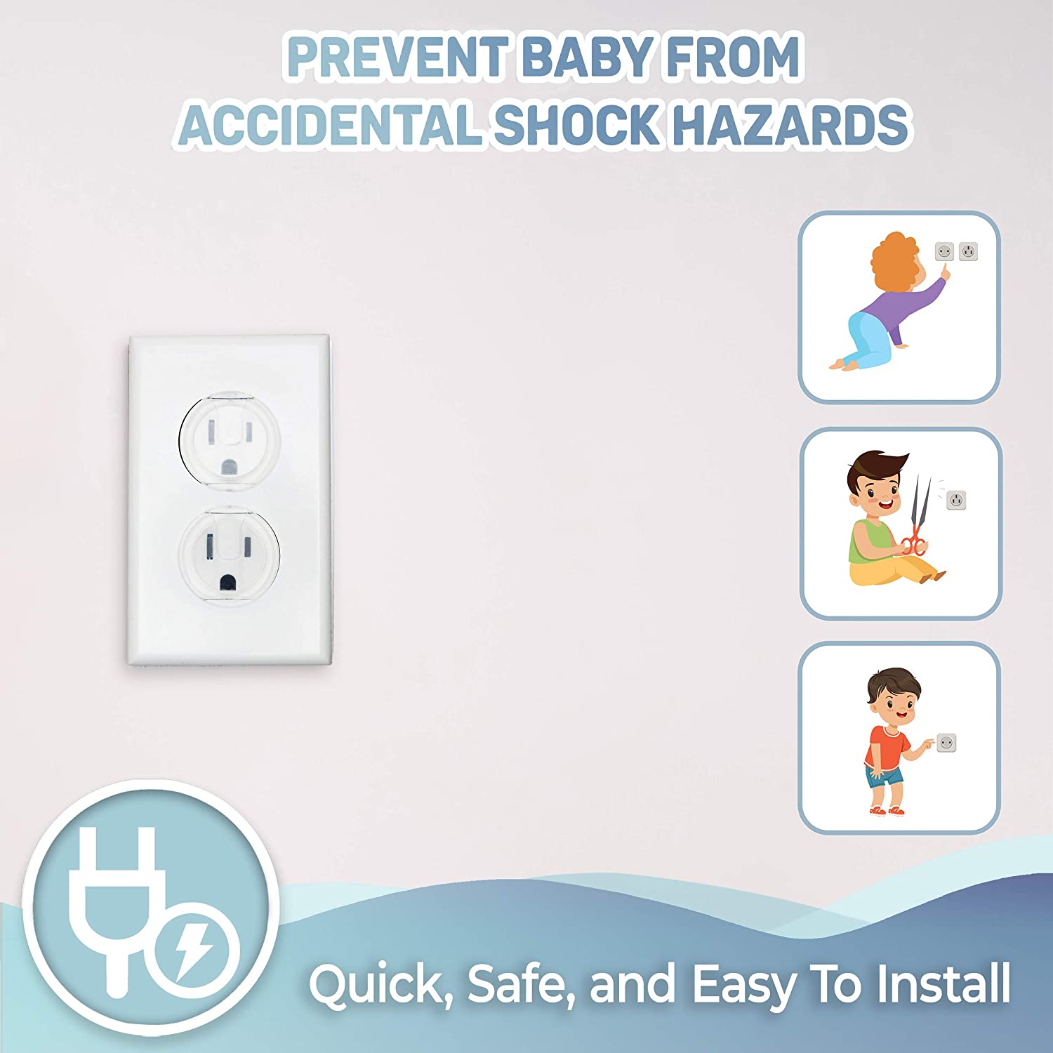10 buah penutup Outlet, pelind - Outlet Cover Baby ulasan dan harga