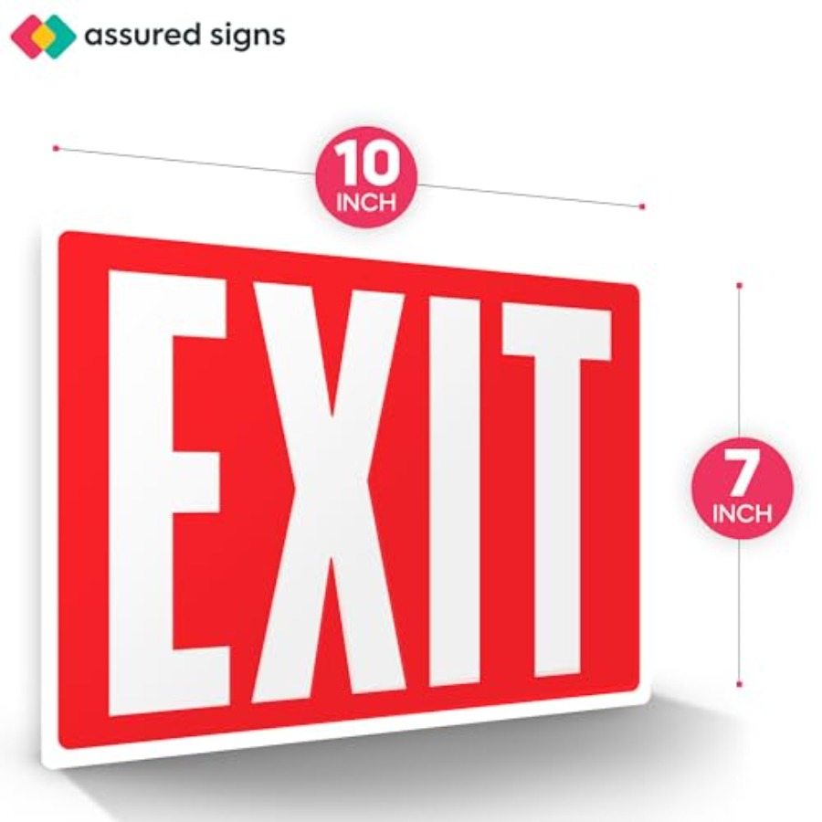 Stiker Tanda Keluar, Menyala d - Emergency Exit Sign ulasan dan harga