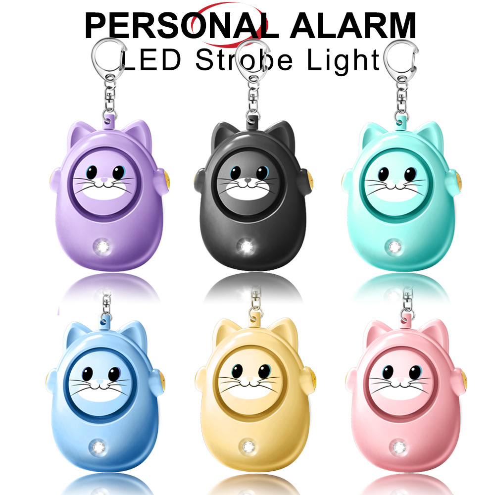 H8 Alarm pribadi kucing lucu b - Personal Alarm Keychain ulasan dan harga
