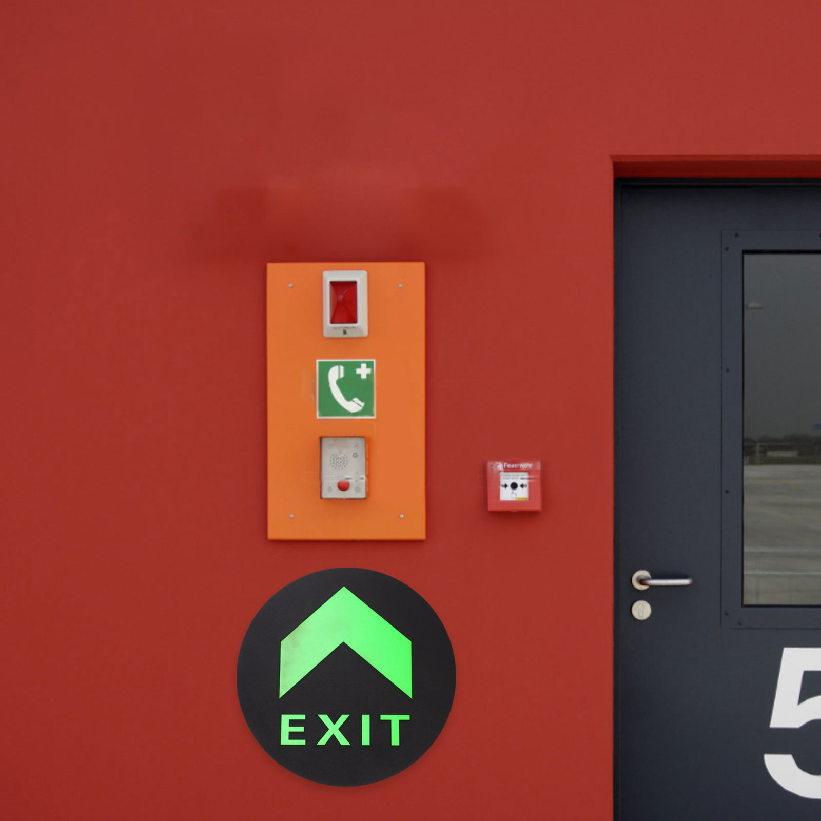 5 Buah Stiker Tanda Keselamata - Emergency Exit Sign ulasan dan harga