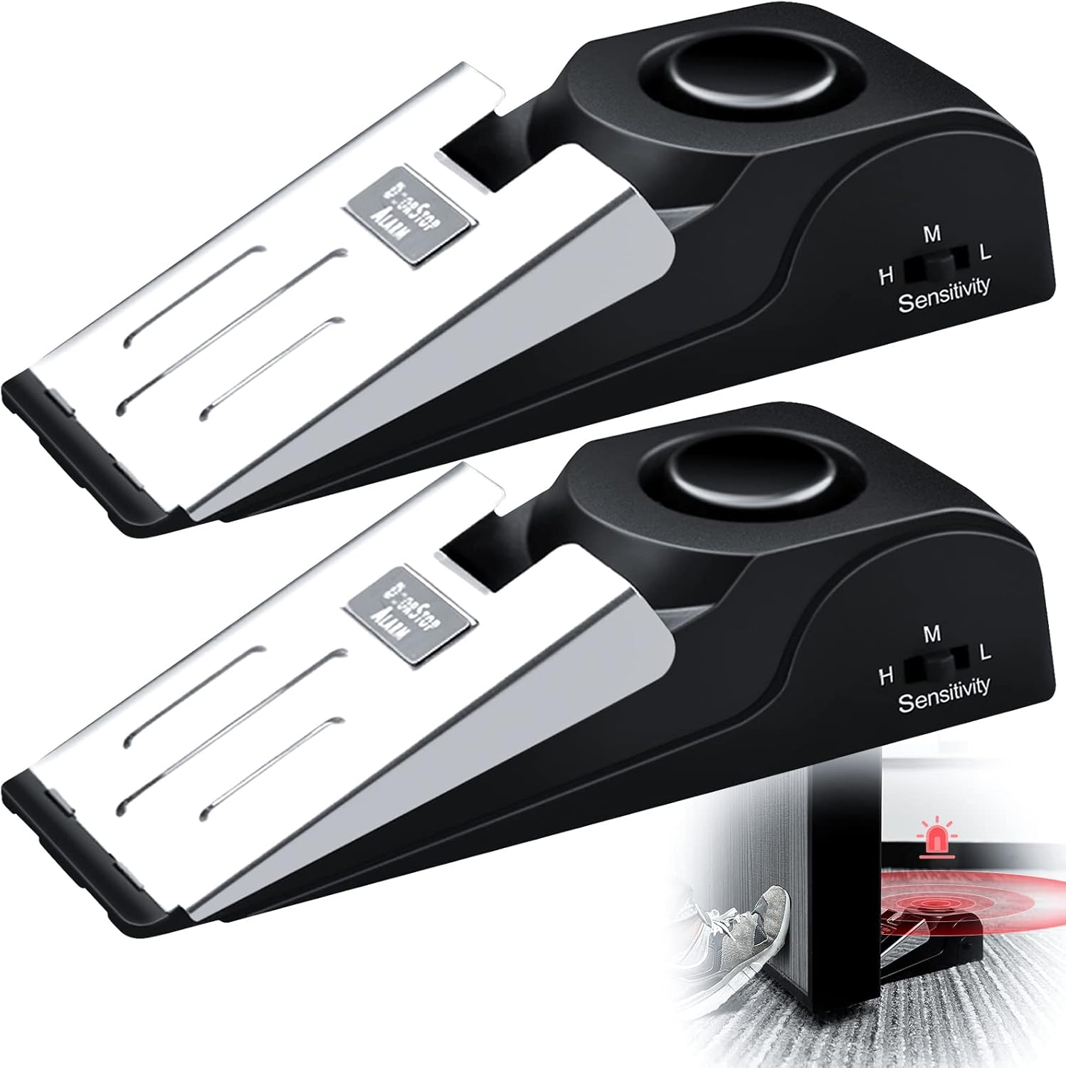 1/2 Buah Alarm Pintu Portabel  - Door Stop Alarm ulasan dan harga